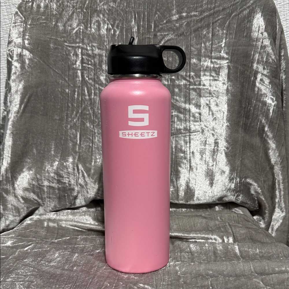 Sheets Pink Insulated Water Bottle